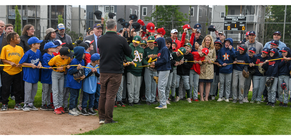 Thomas C. Foley Field ribbon cutting
